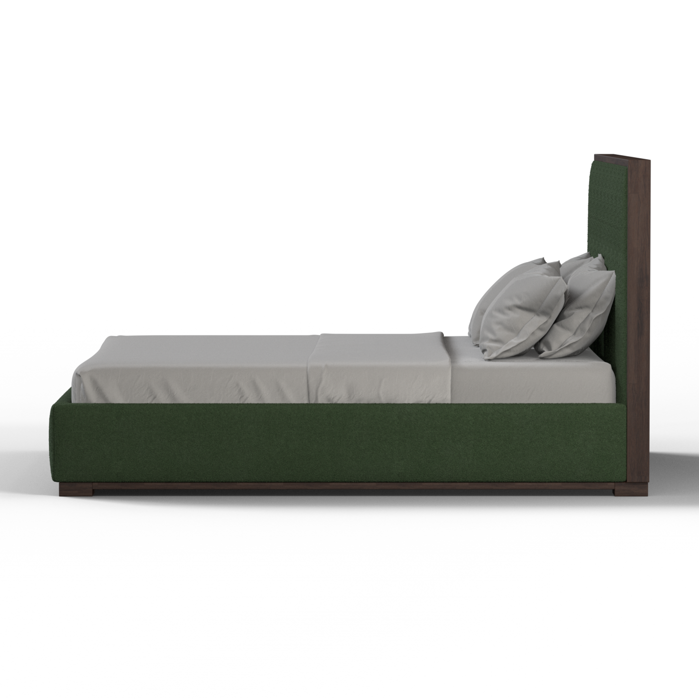 Ava Bed with Framed Vertical Headboard Panels