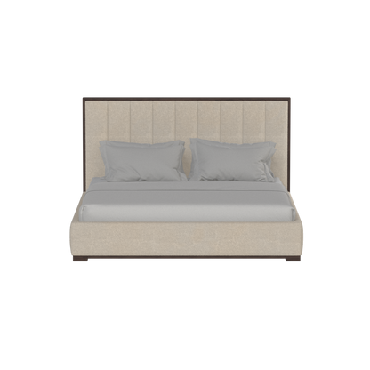 Ava Bed with Framed Vertical Headboard Panels