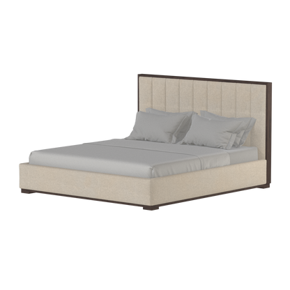 Ava Bed with Framed Vertical Headboard Panels