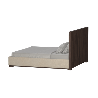 Ava Bed with Framed Vertical Headboard Panels