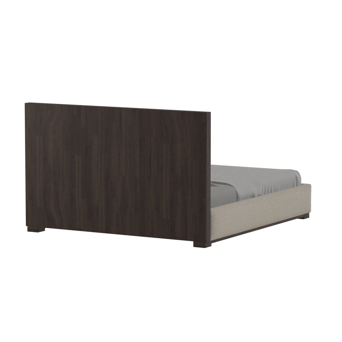 Ava Bed with Framed Vertical Headboard Panels