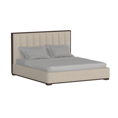 Ava Bed with Framed Vertical Headboard Panels