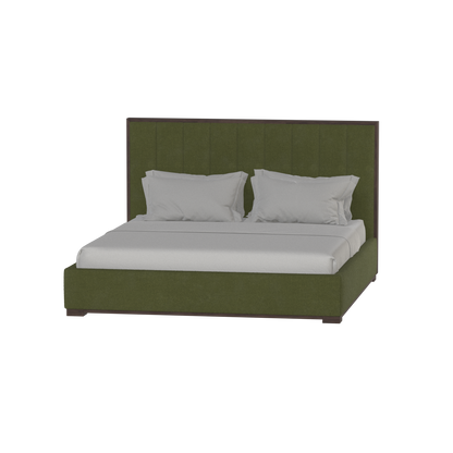 Ava Bed with Framed Vertical Headboard Panels