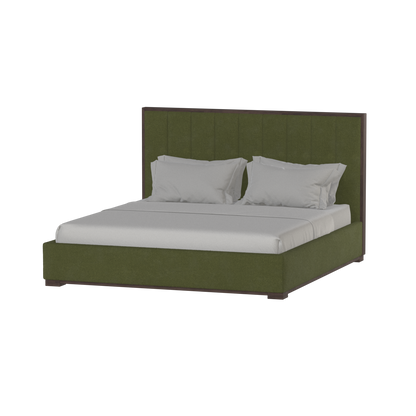 Ava Bed with Framed Vertical Headboard Panels