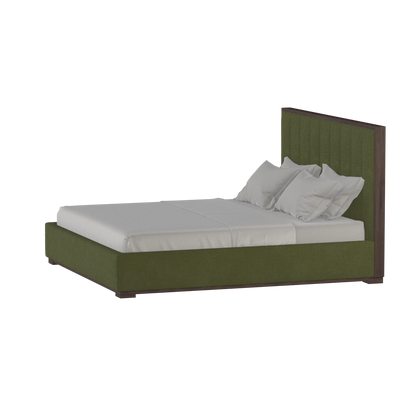 Ava Bed with Framed Vertical Headboard Panels