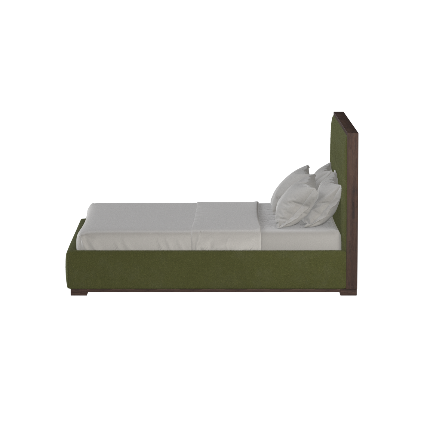 Ava Bed with Framed Vertical Headboard Panels