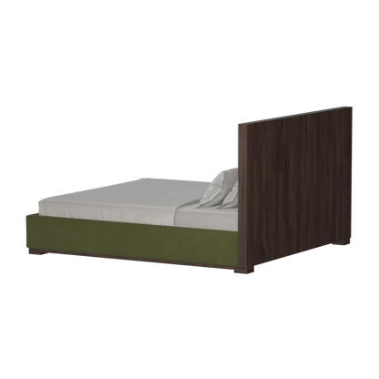 Ava Bed with Framed Vertical Headboard Panels