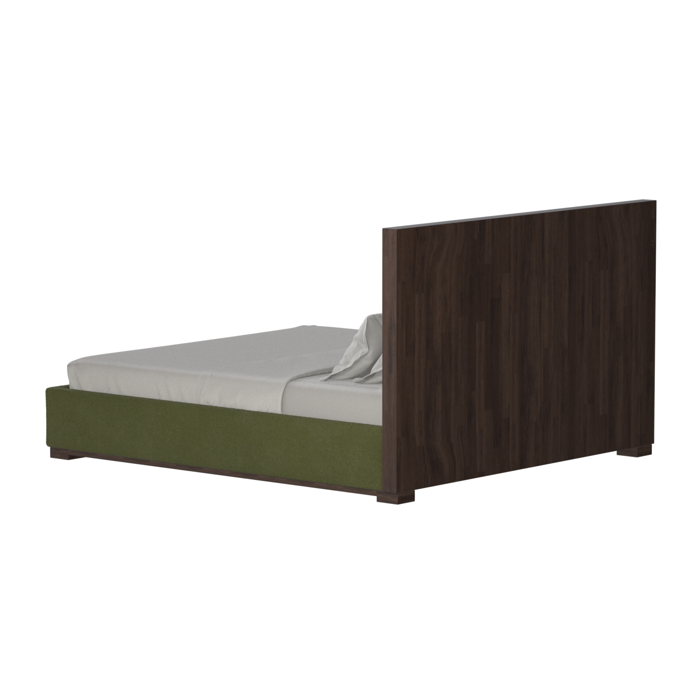 Ava Bed with Framed Vertical Headboard Panels