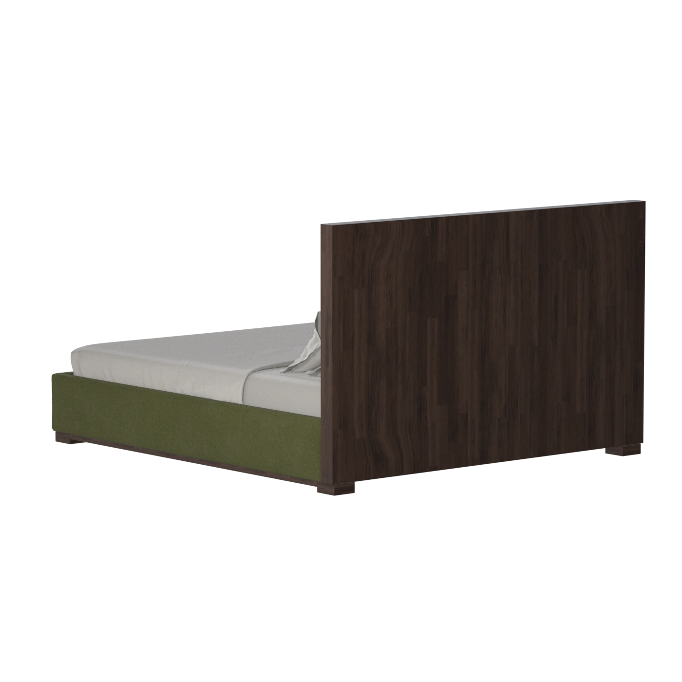 Ava Bed with Framed Vertical Headboard Panels