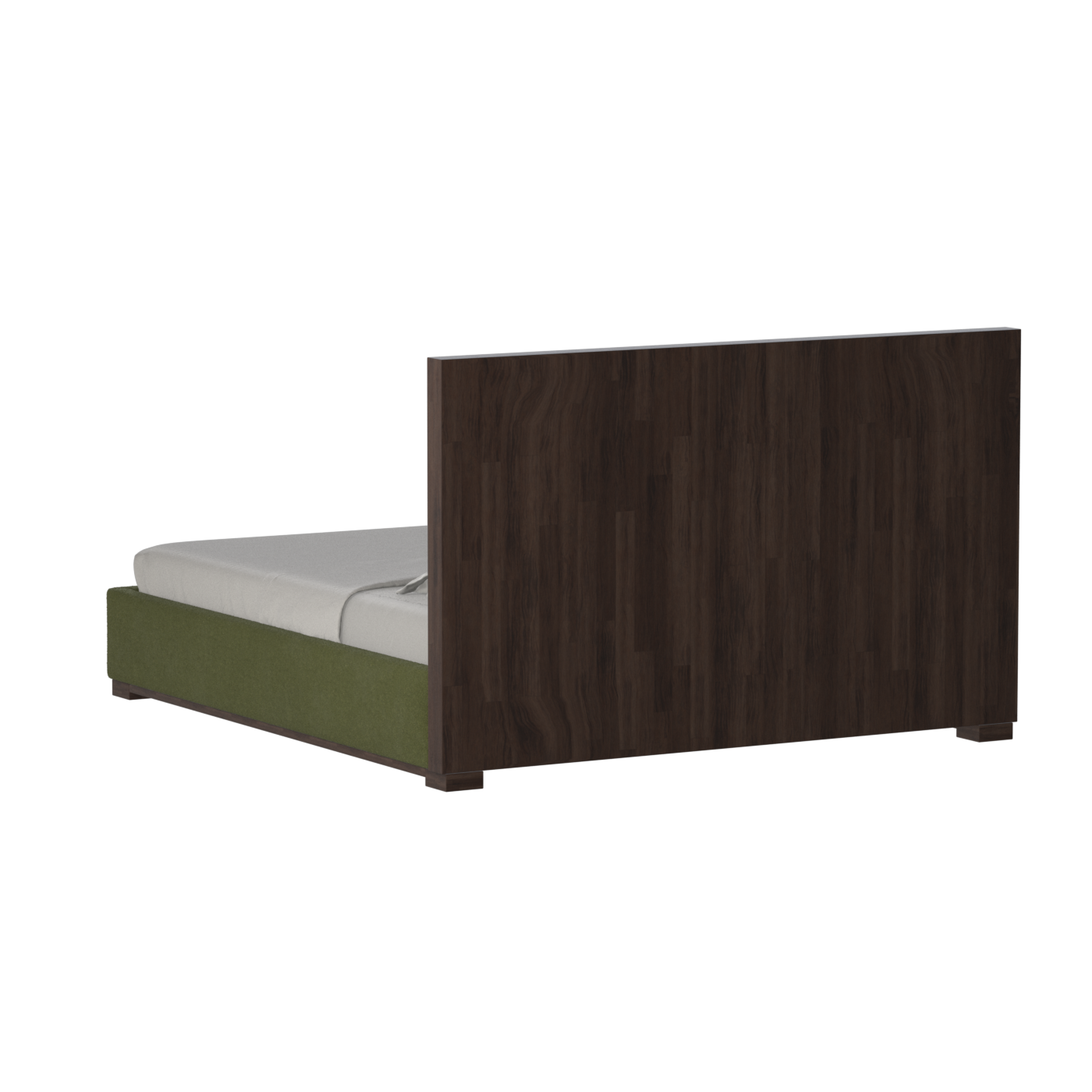 Ava Bed with Framed Vertical Headboard Panels