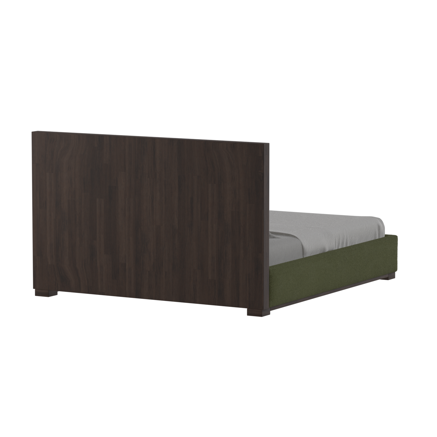 Ava Bed with Framed Vertical Headboard Panels