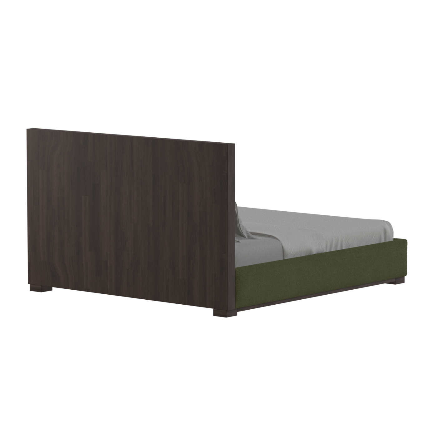 Ava Bed with Framed Vertical Headboard Panels