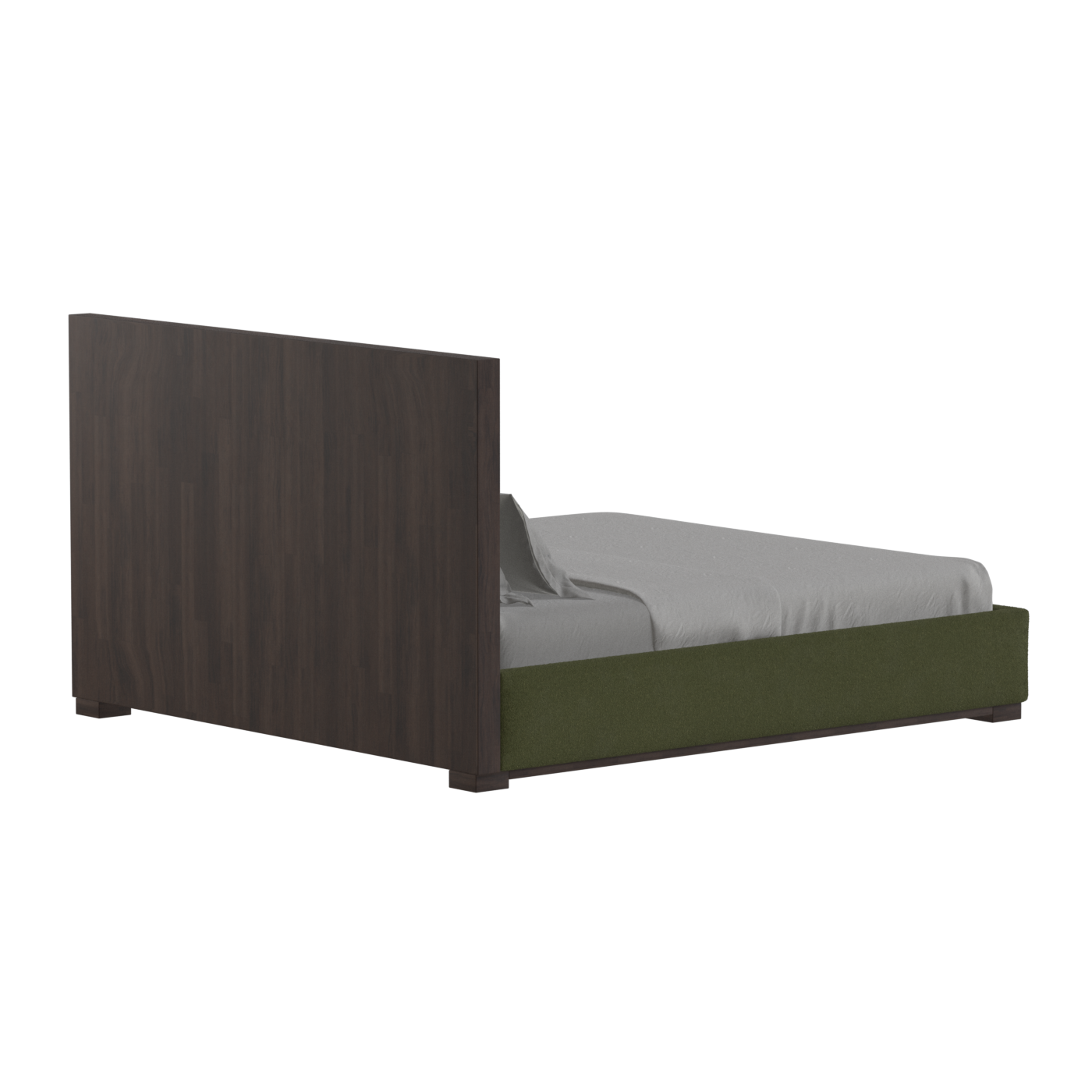 Ava Bed with Framed Vertical Headboard Panels