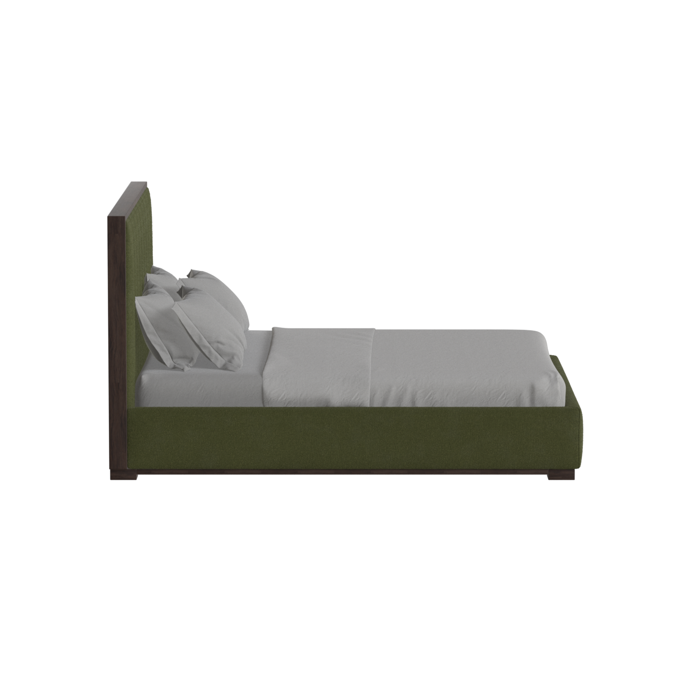 Ava Bed with Framed Vertical Headboard Panels