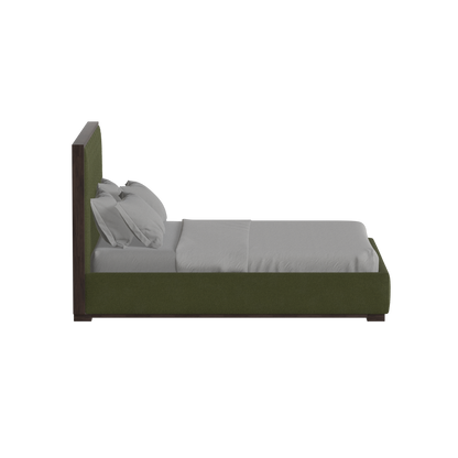 Ava Bed with Framed Vertical Headboard Panels