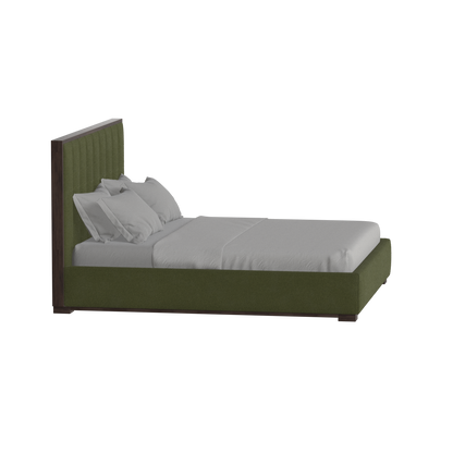Ava Bed with Framed Vertical Headboard Panels