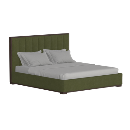 Ava Bed with Framed Vertical Headboard Panels