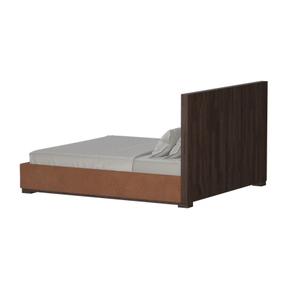 Ava Bed with Framed Vertical Headboard Panels