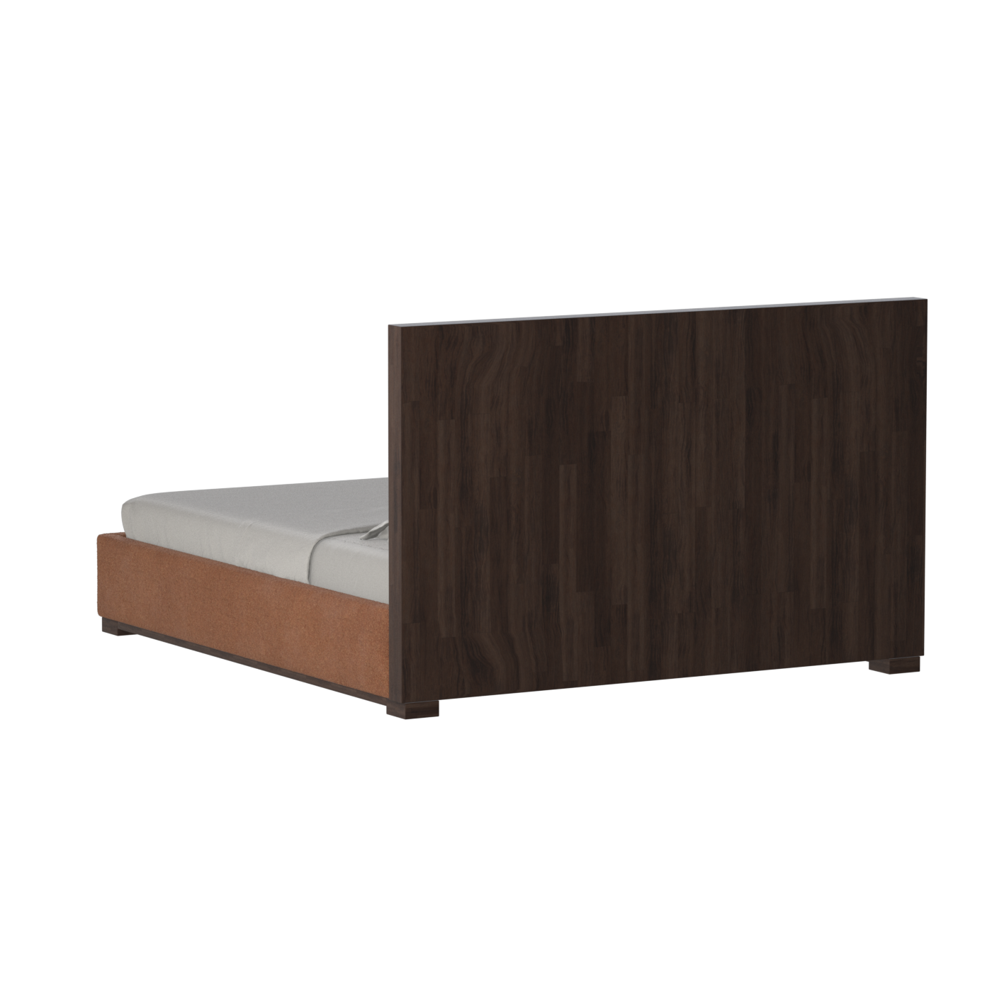 Ava Bed with Framed Vertical Headboard Panels