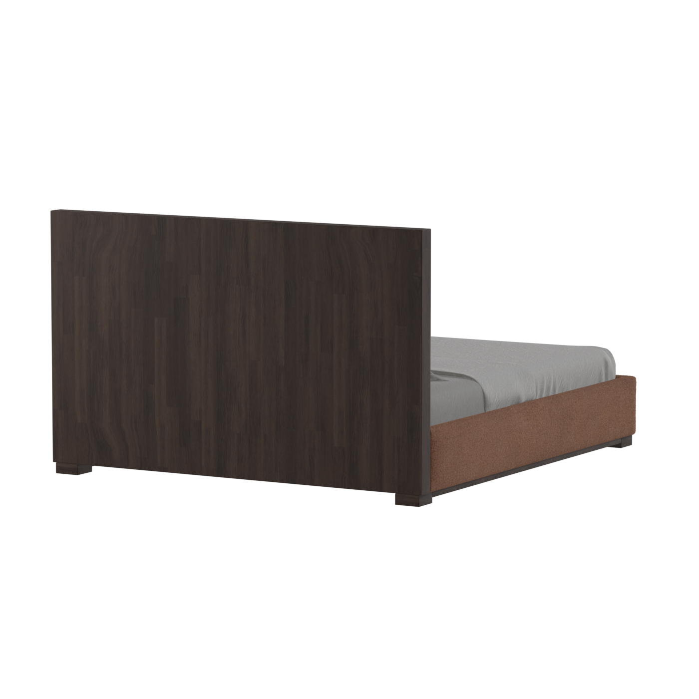 Ava Bed with Framed Vertical Headboard Panels