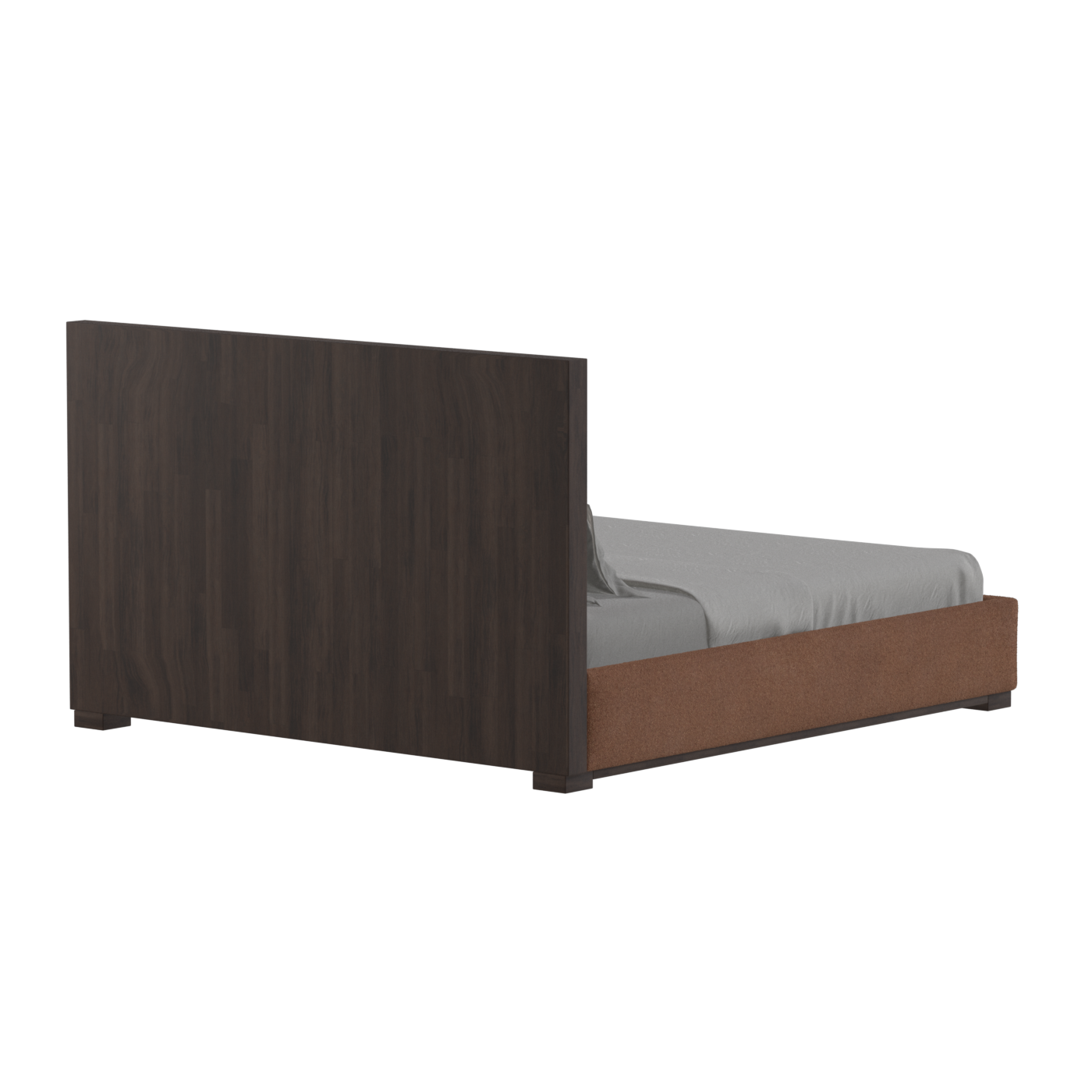Ava Bed with Framed Vertical Headboard Panels
