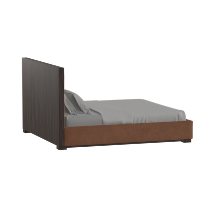 Ava Bed with Framed Vertical Headboard Panels