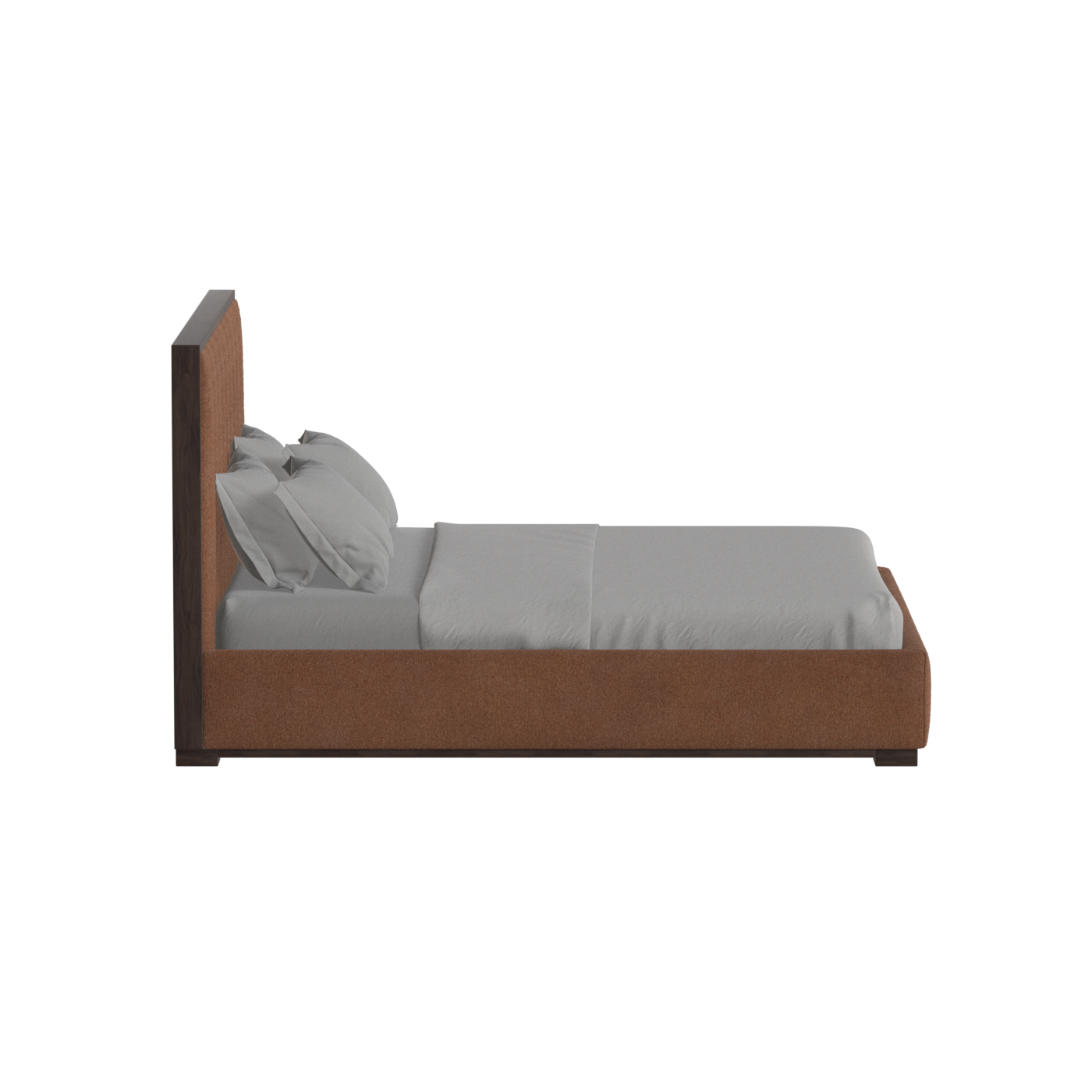 Ava Bed with Framed Vertical Headboard Panels