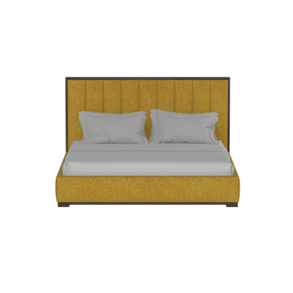 Ava Bed with Framed Vertical Headboard Panels