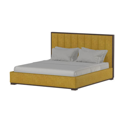 Ava Bed with Framed Vertical Headboard Panels