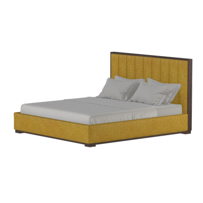 Ava Bed with Framed Vertical Headboard Panels