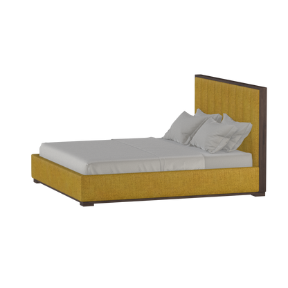 Ava Bed with Framed Vertical Headboard Panels