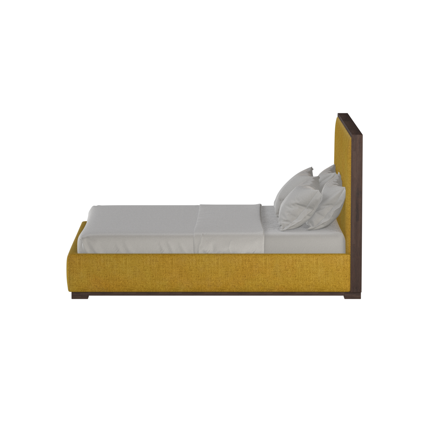 Ava Bed with Framed Vertical Headboard Panels