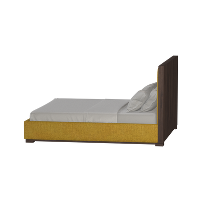 Ava Bed with Framed Vertical Headboard Panels