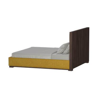 Ava Bed with Framed Vertical Headboard Panels