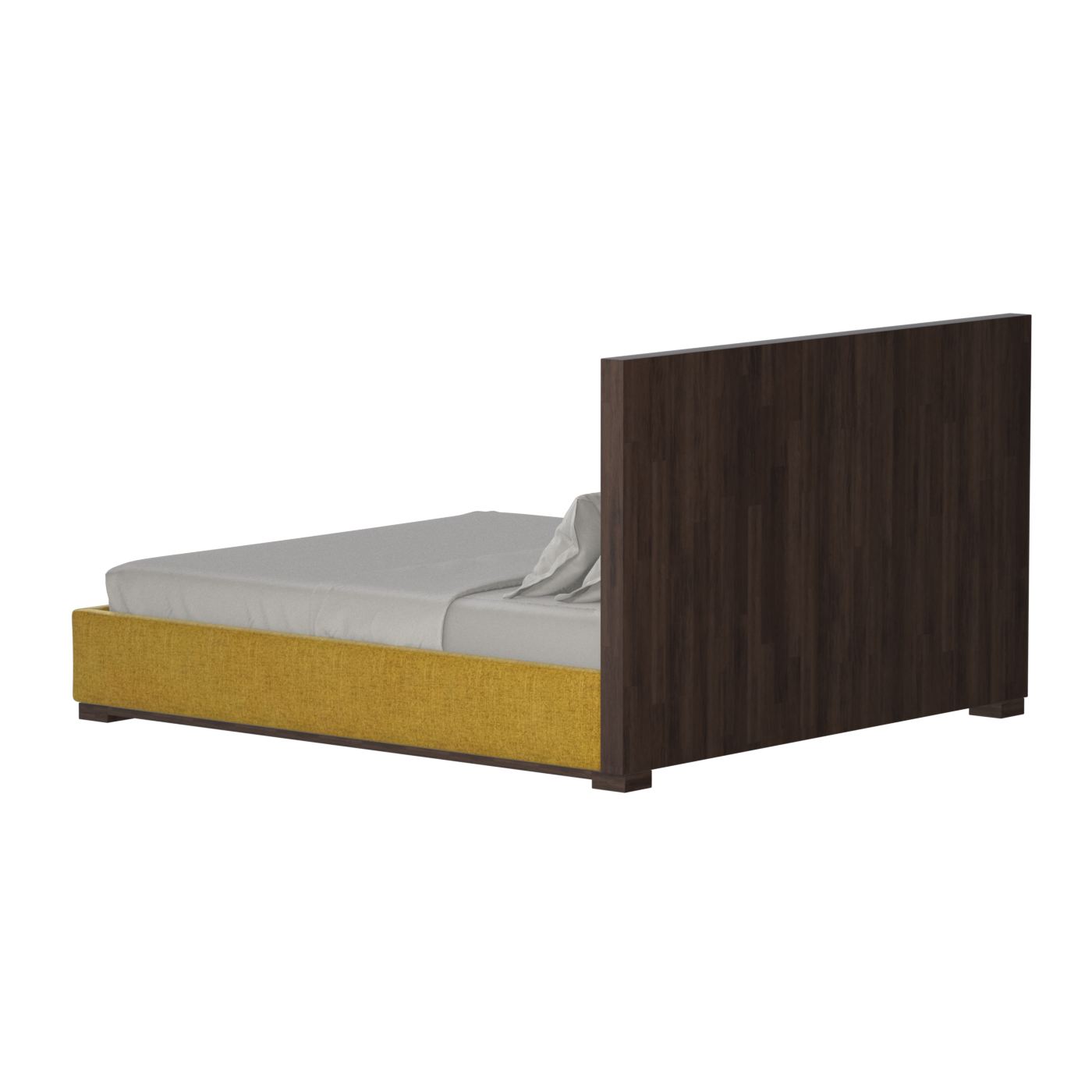 Ava Bed with Framed Vertical Headboard Panels