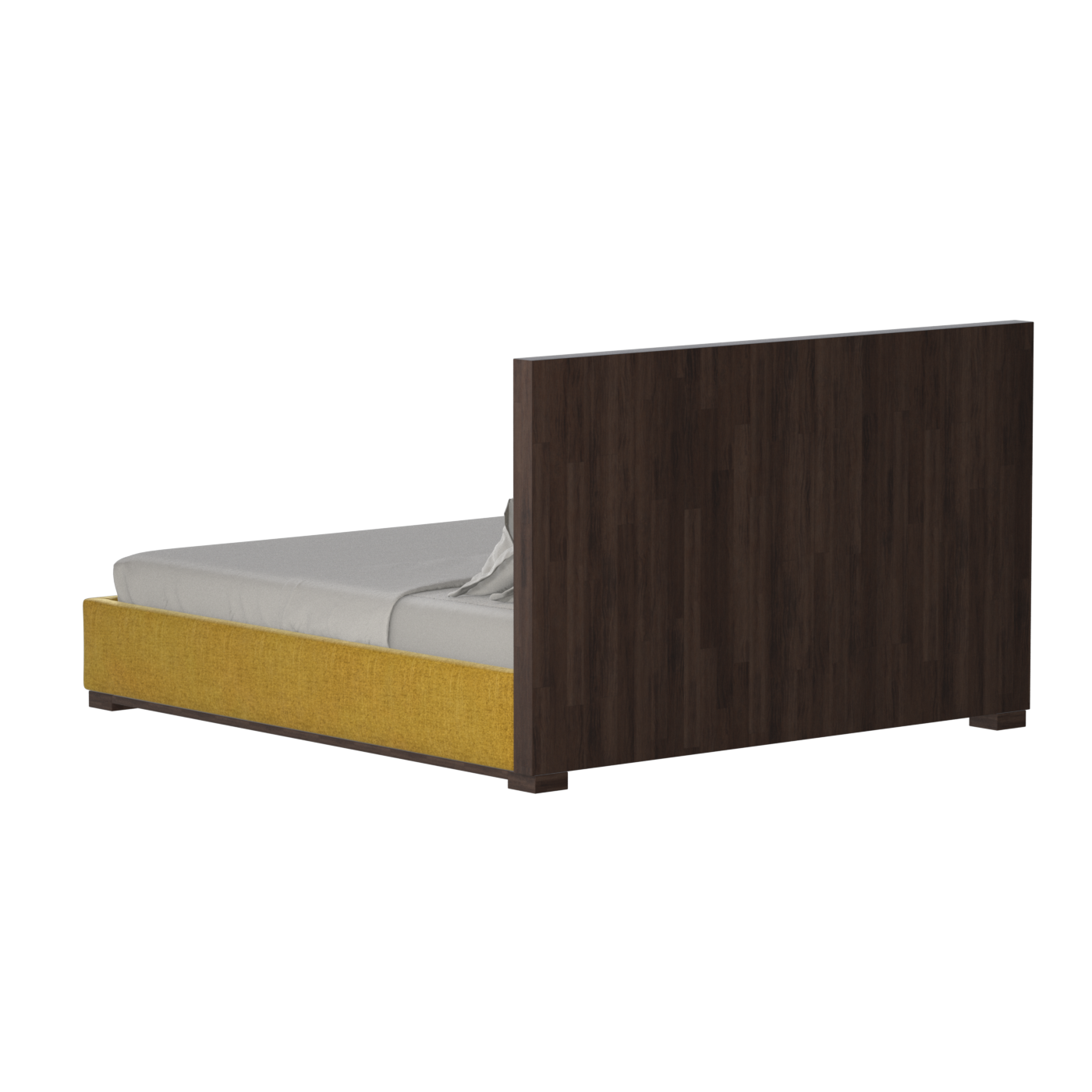 Ava Bed with Framed Vertical Headboard Panels