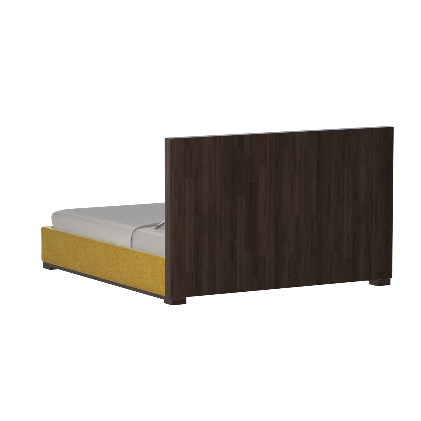 Ava Bed with Framed Vertical Headboard Panels