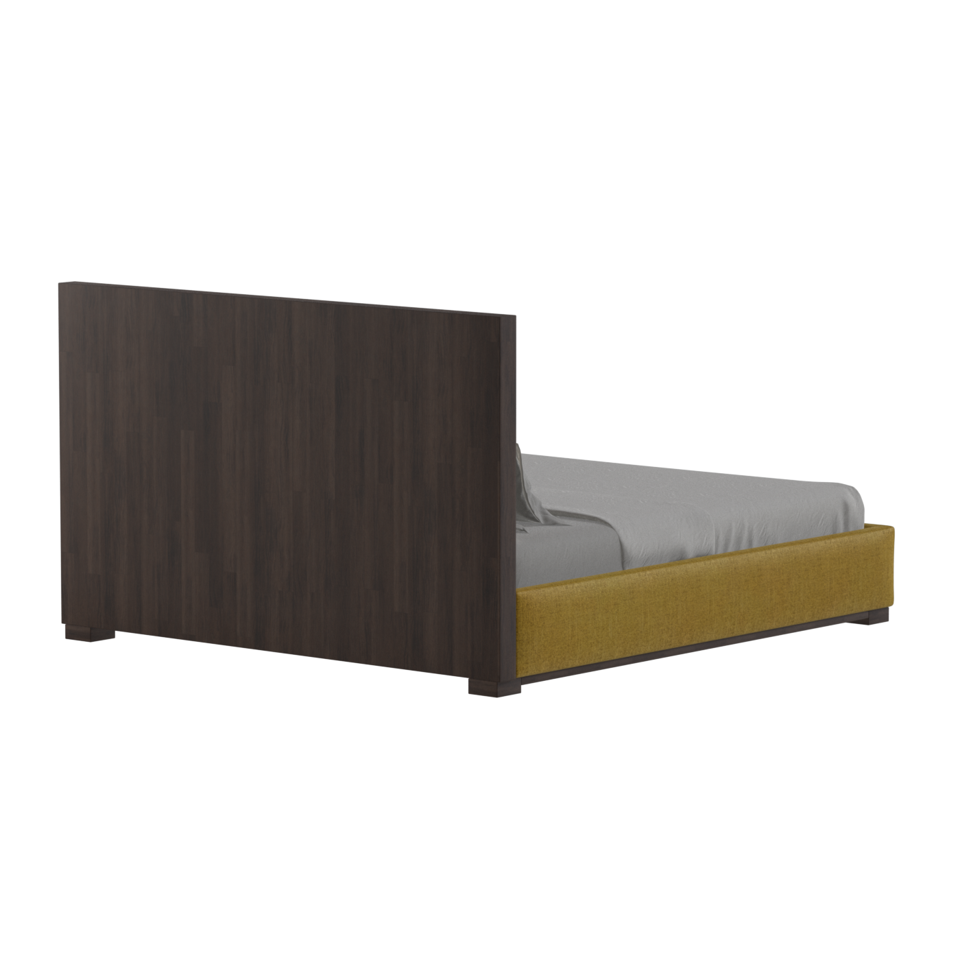 Ava Bed with Framed Vertical Headboard Panels