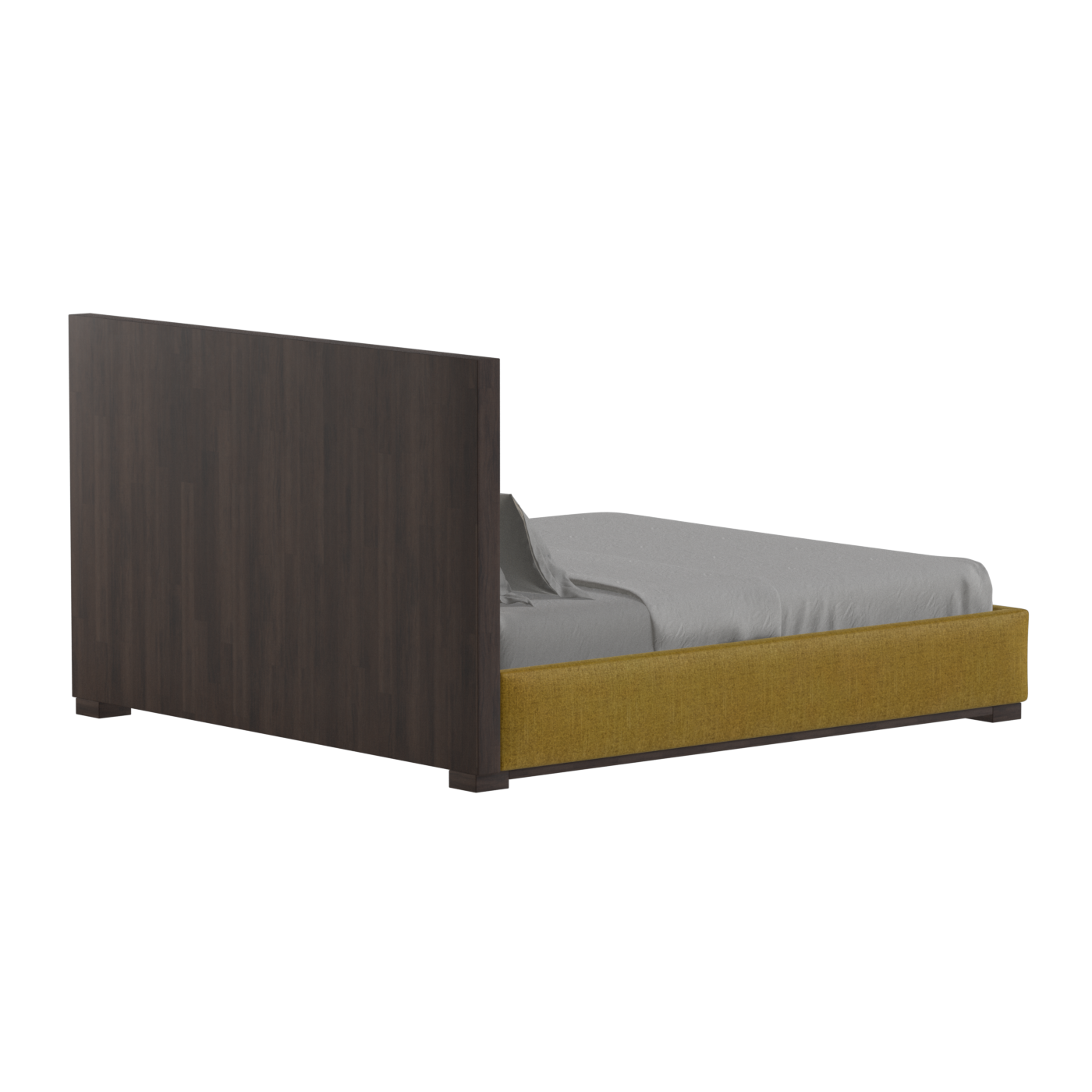 Ava Bed with Framed Vertical Headboard Panels