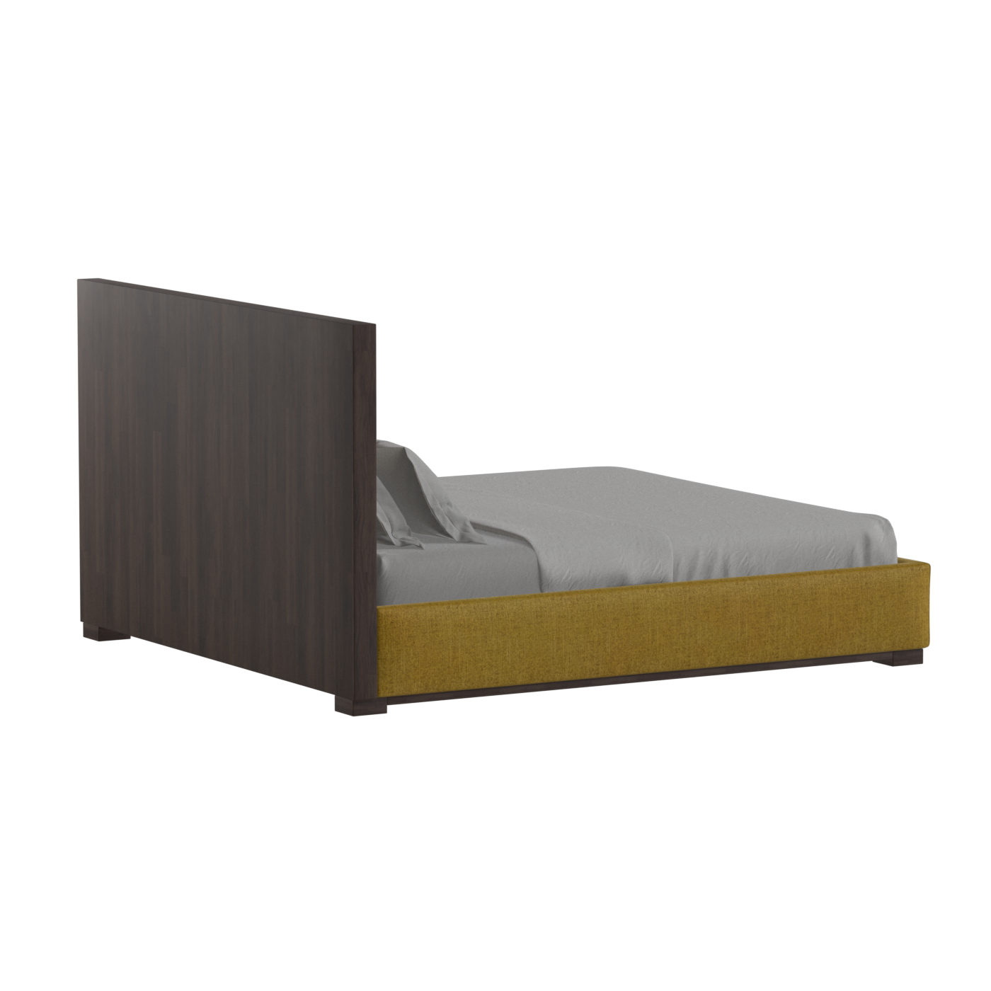 Ava Bed with Framed Vertical Headboard Panels