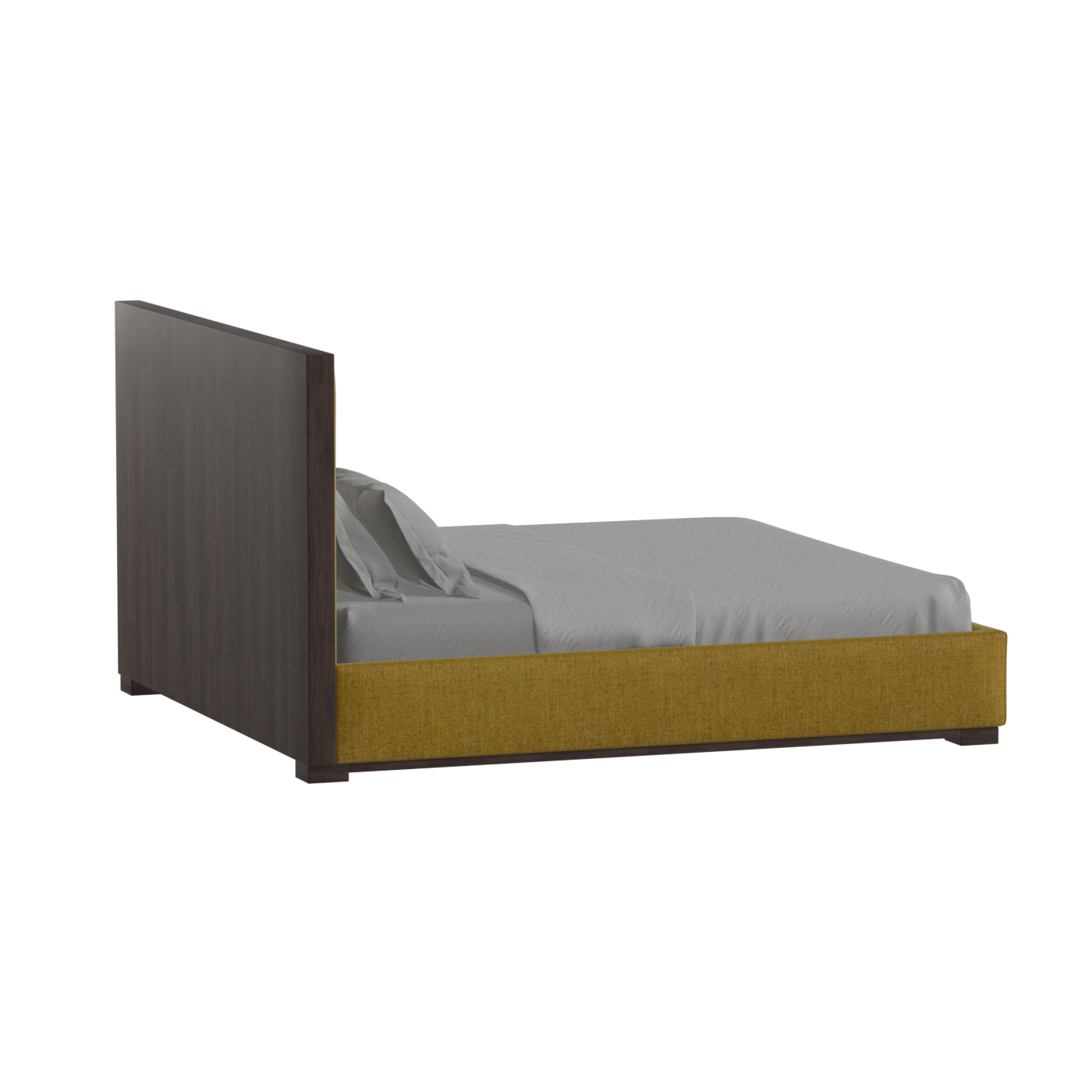 Ava Bed with Framed Vertical Headboard Panels