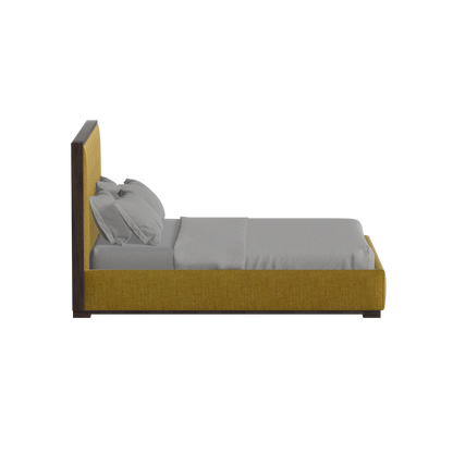 Ava Bed with Framed Vertical Headboard Panels