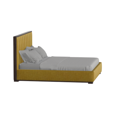Ava Bed with Framed Vertical Headboard Panels