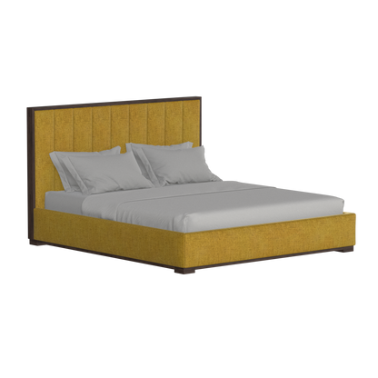 Ava Bed with Framed Vertical Headboard Panels