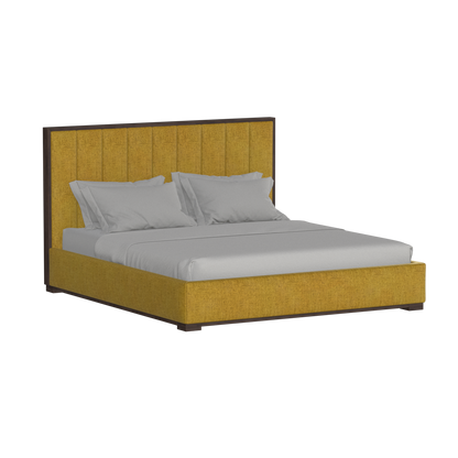 Ava Bed with Framed Vertical Headboard Panels