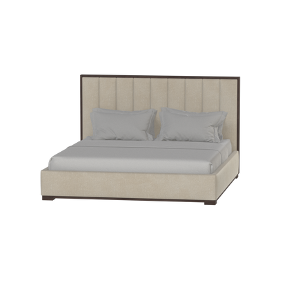 Ava Bed with Framed Vertical Headboard Panels