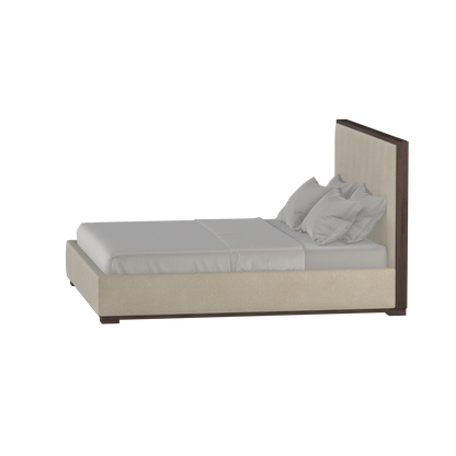 Ava Bed with Framed Vertical Headboard Panels