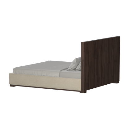 Ava Bed with Framed Vertical Headboard Panels