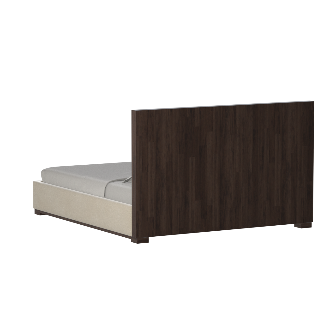 Ava Bed with Framed Vertical Headboard Panels