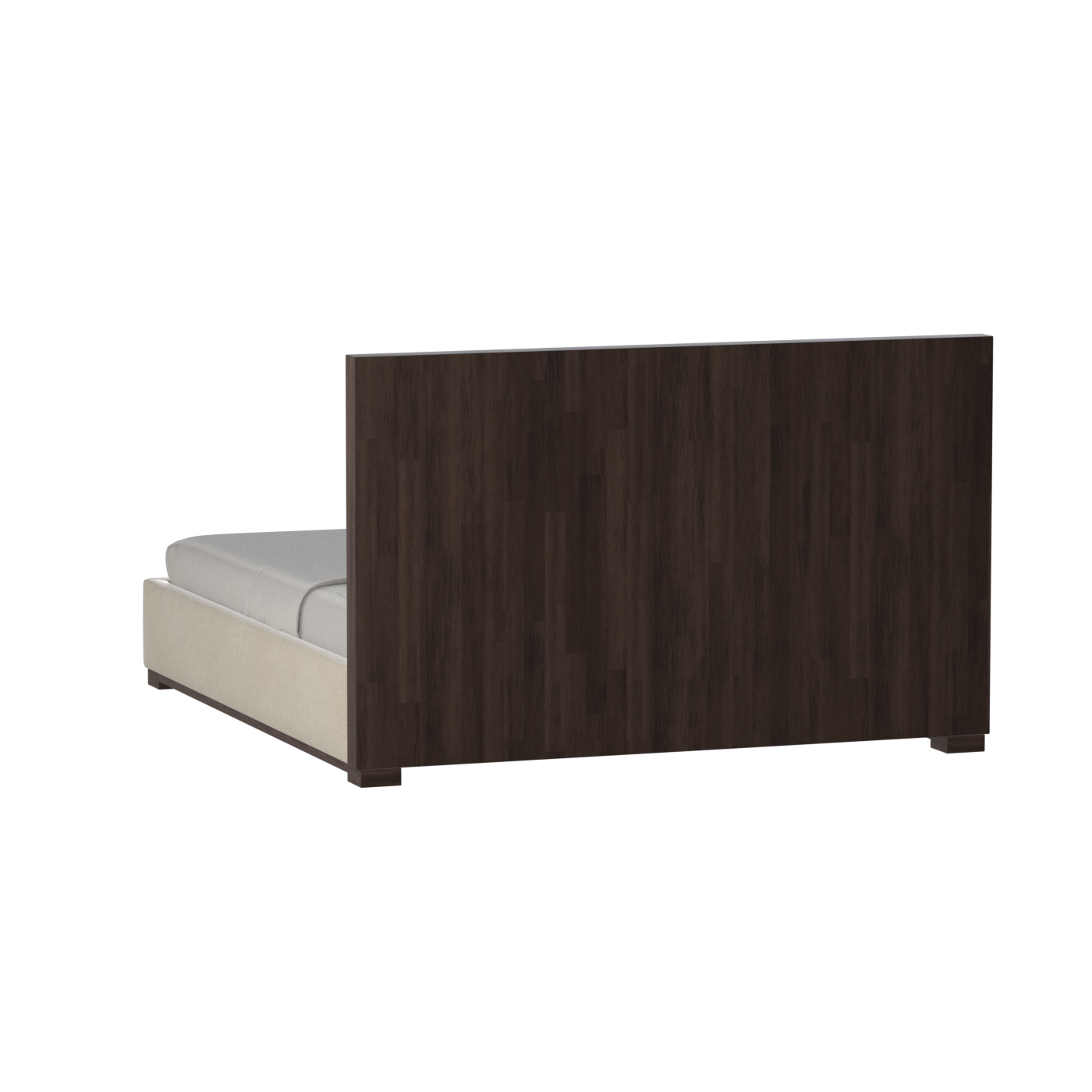 Ava Bed with Framed Vertical Headboard Panels